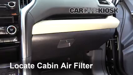 Subaru cabin deals air filter